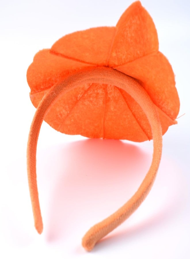 Dancepanda Halloween Pumpkin Headband Pumpkin Hat for Women Adult Kids -Pumpkin Headband hat Dress Up Headband (Root stem style) - Image 4